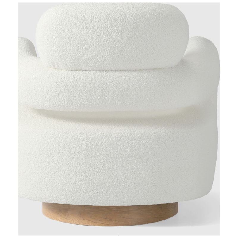 Bayville 29" Wide Sherpa Swivel Chair (Set of 2)