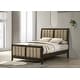 preview thumbnail 7 of 30, Wilkes 51-inch Upholstered Bed Dark Cocoa