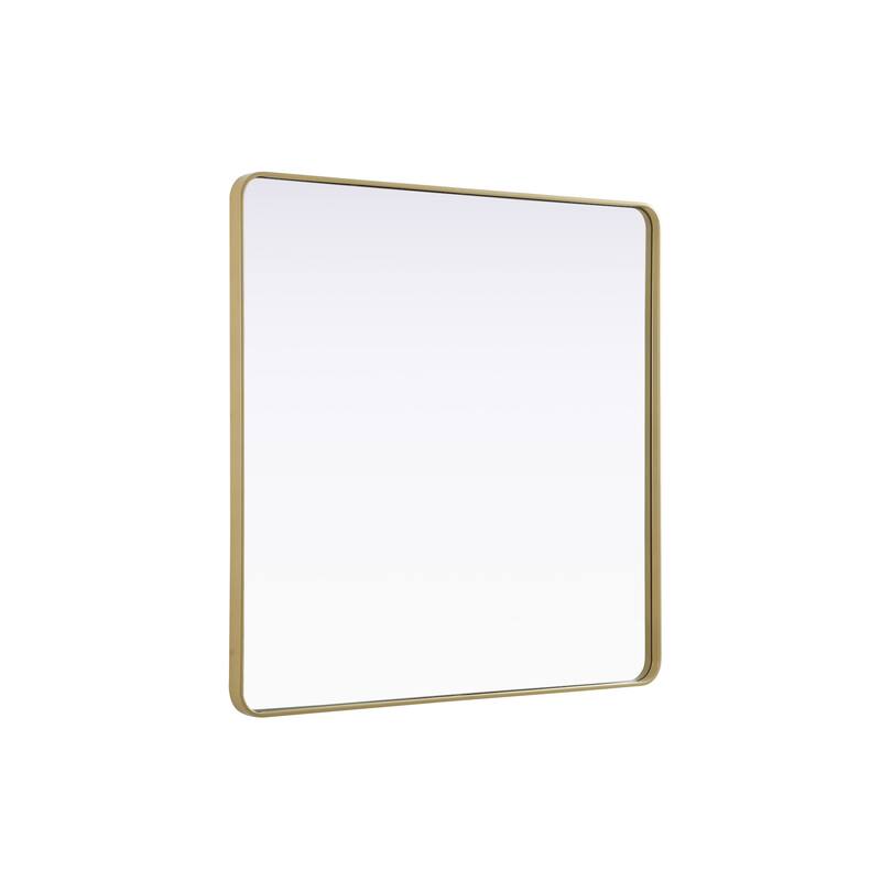 Elegant Lighting MR8A4848 Remy 48" Square Flat Medium Density - Brass