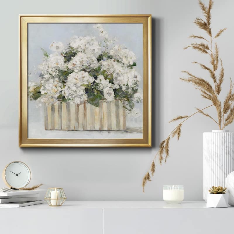 Sweet Hydrangeas-Premium Framed Canvas - Ready to Hang