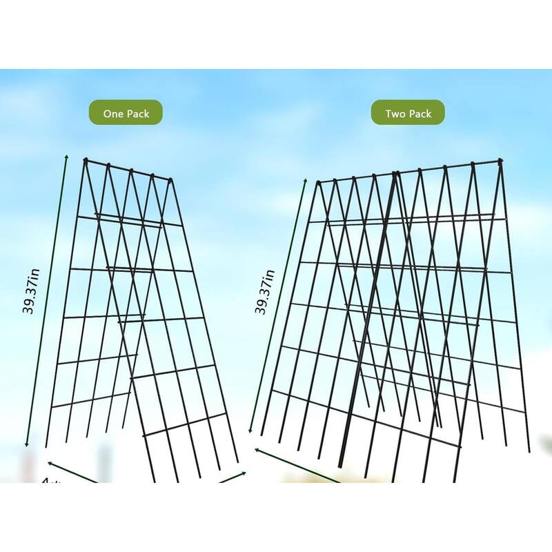Foldable Cucumber Trellis, Outdoor Garden Trellis for Climbing Plants