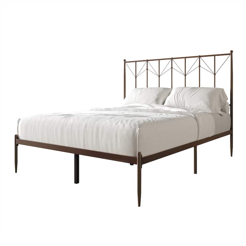 CraftPorch Elegant Metal Platform Bed