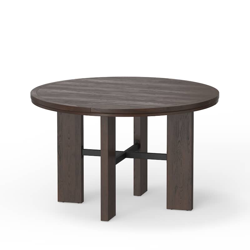 Holliday 48-inch Dining and Poker Game Table in Walnut Finish