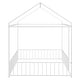 preview thumbnail 8 of 19, Full Size Metal Bed House Bed Frame with Fence for Kids