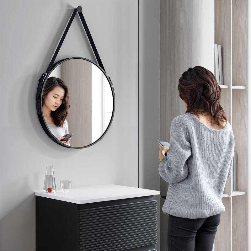 Goodrich 36" High Sling Mirror - Round 24" Diameter