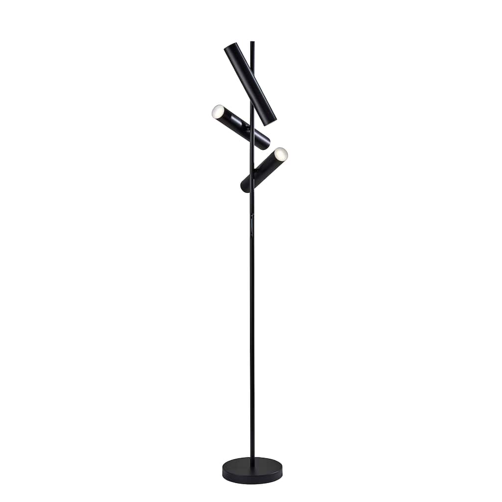 Greer LED Floor Lamp - Black