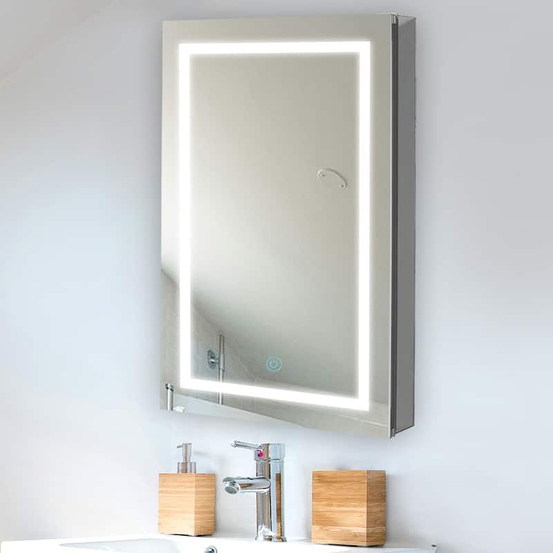 Medicine Cabinet With Light 24W x 36H x 5D Right Hinge - 24"x36"r/Right-Hinge