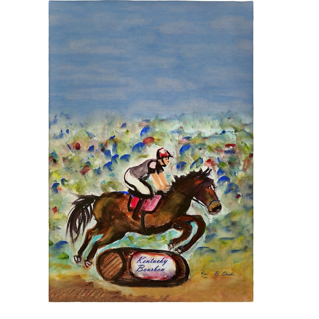 Kentucky Bourbon Horse Guest Towel - 20x20