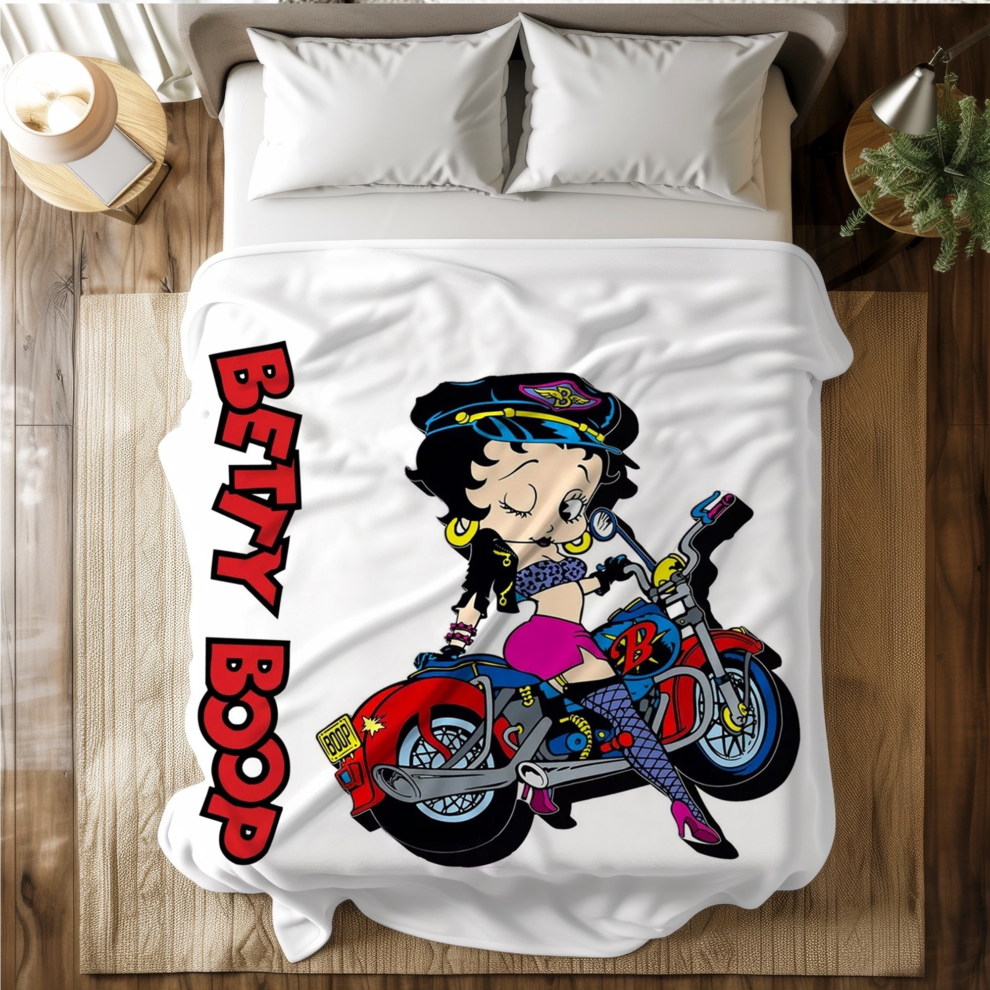 Betty Boop Super Soft Fleece Plush Throw Blanket for Couch - Picture 42 of 374