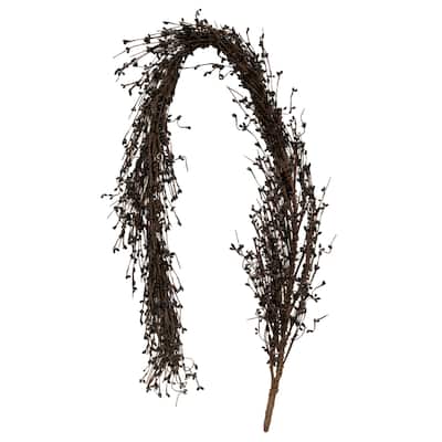 Gray & Black Pip Garland 4 ft. - Brown