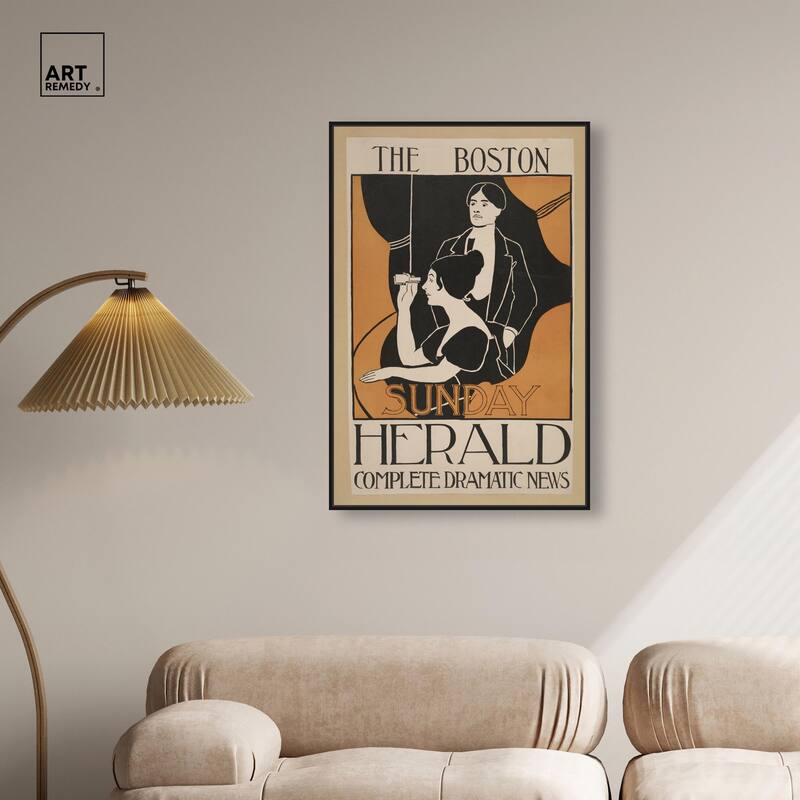 Sunday Herald 1893 Canvas by Art Remedy