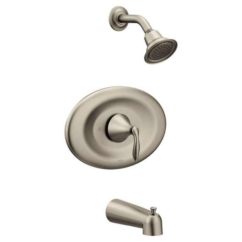 Moen Eva Single Function Pressure Balanced Valve Trim Only with Single - Brushed Nickel
