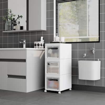Stackable Storage Bin w/ Lids & Wheels