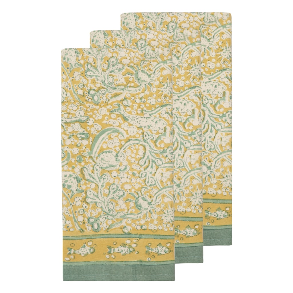 Couleur Nature La Mer Tea Towels - Set of 3