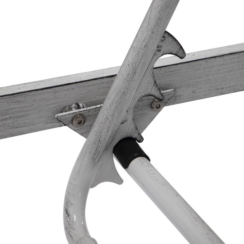 Chelsea Adjustable Chaise Lounge Chair with Weathered Grey Powder-Coated Aluminum Frame and Removable Cushions (Set of 2)