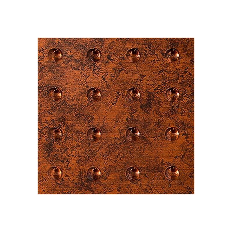 FASÄDE Dome 4-foot x 8-foot PVC Wall Panel in Moonstone Copper - Sample