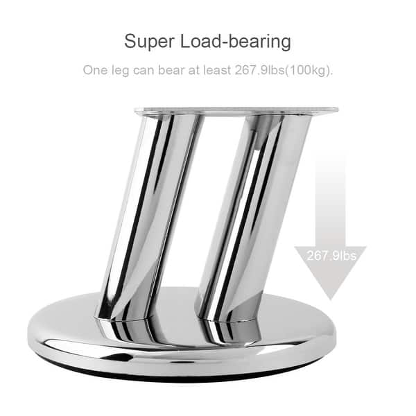 Shop 4pcs Stainless Steel Furniture Legs Feet Cabinet Sofa Desk