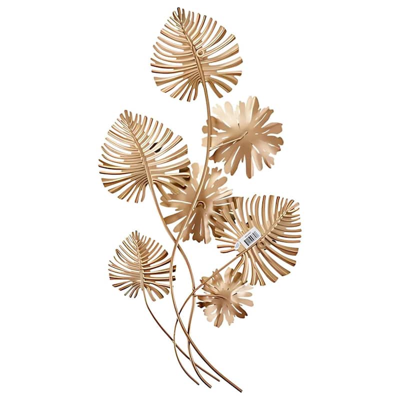 Aria Home Daisy Bouquet Floral Wall Art Vertical 3D Metal Sculpture