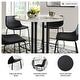 preview thumbnail 3 of 13, Signature Design by Ashley Centiar Black Bar Stool (Set of 2)