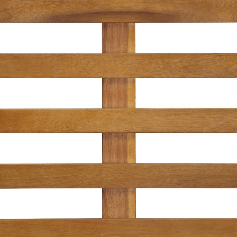 Christopher Knight Home - Mollet Outdoor Solid Acacia Wood Round Coffee Table with Slatted Top