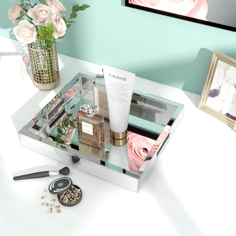 Mirror Glam Tray Decorative Tray