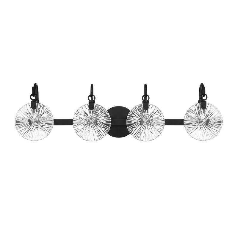 Addison 4-Light Bathroom Vanity Light - Matte Black