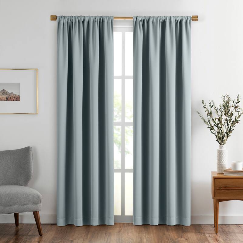 SunVeil Vanderbilt Extra-wide Blackout Single Window Curtain