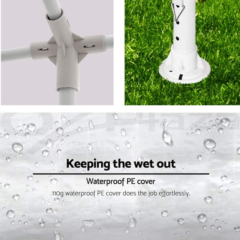 10 x 20 Wedding Party Canopy Tent Outdoor Gazebo with 6 Removable Sidewalls