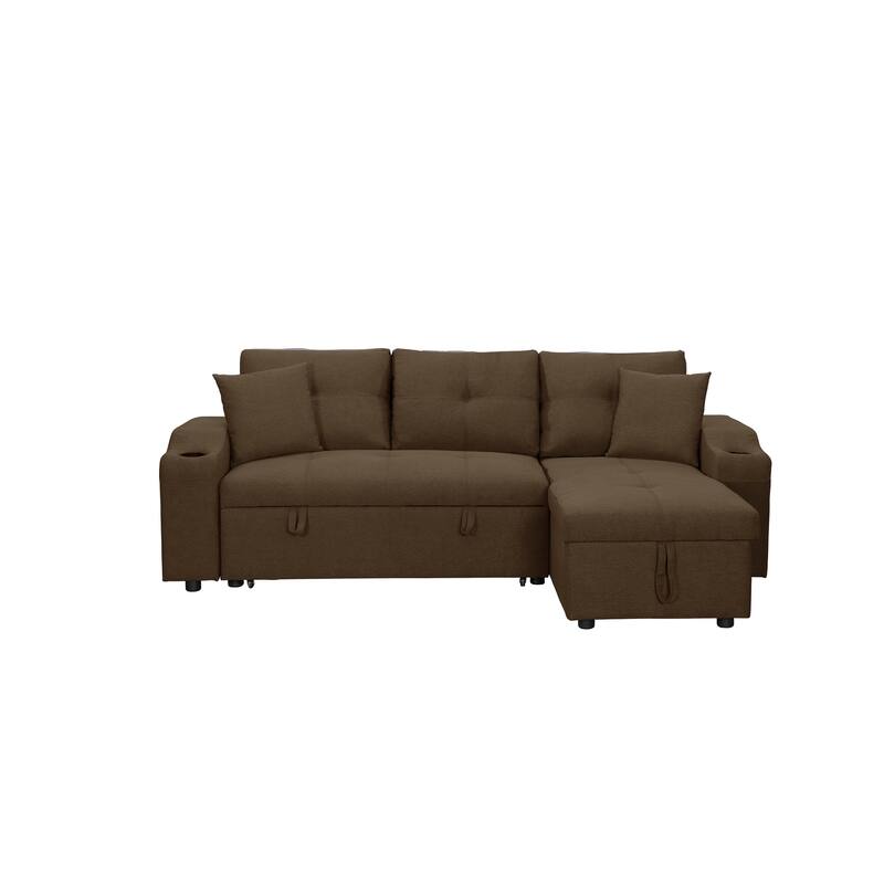 Comfortable sofa with magazine pocket,left and right interchangeable