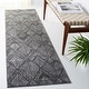 preview thumbnail 56 of 64, SAFAVIEH Amsterdam Malinda Modern Rug 2'3" x 8' Runner - Dark Grey/Light Grey - Runner