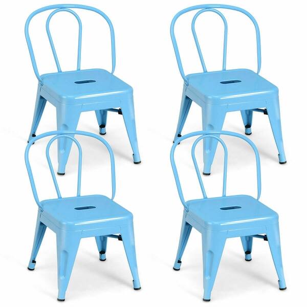 Shop Gymax Set Of 4 Stackable Stool Kids Children Lightweight