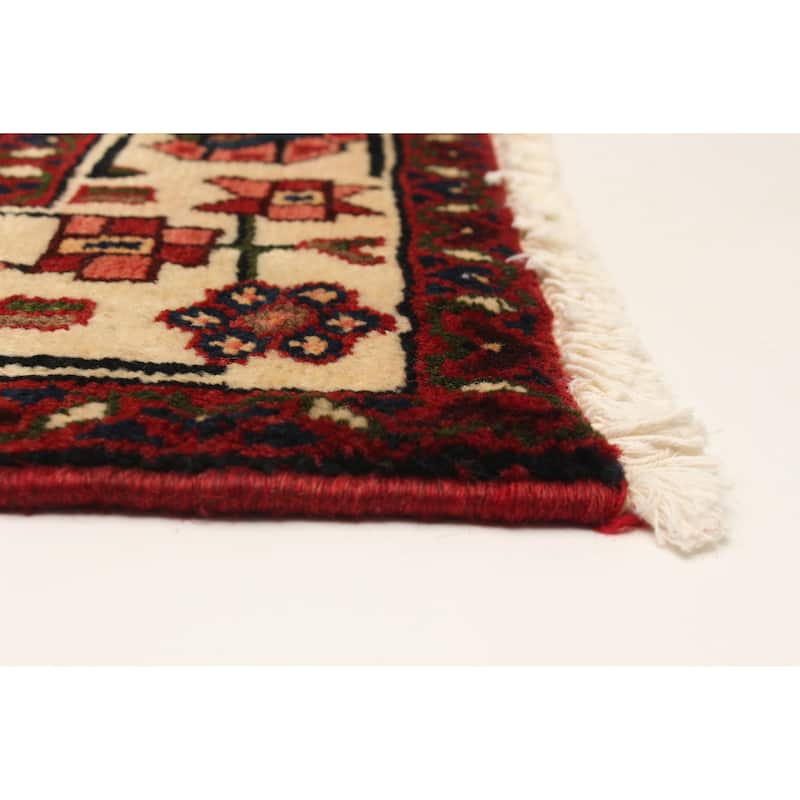 ECARPETGALLERY Hand-knotted Anatolian Vintage Red Wool Rug - 5'6 x 7'11