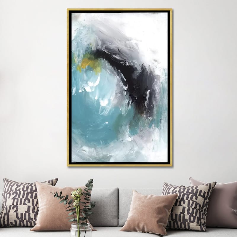 "Aquamarine I" by PI Studio Framed