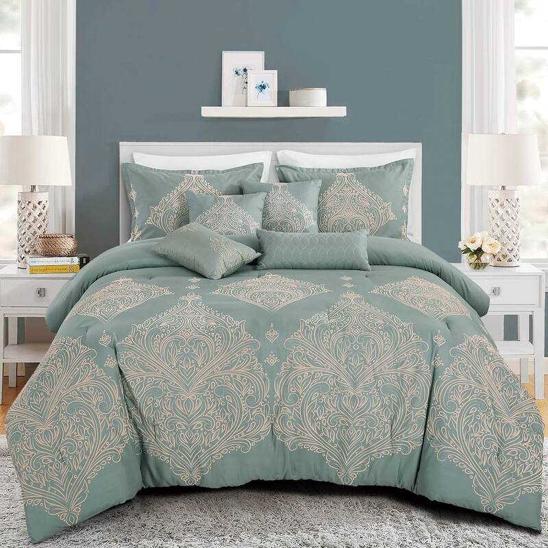 Lycoris Luxury 7 Piece Comforter Set