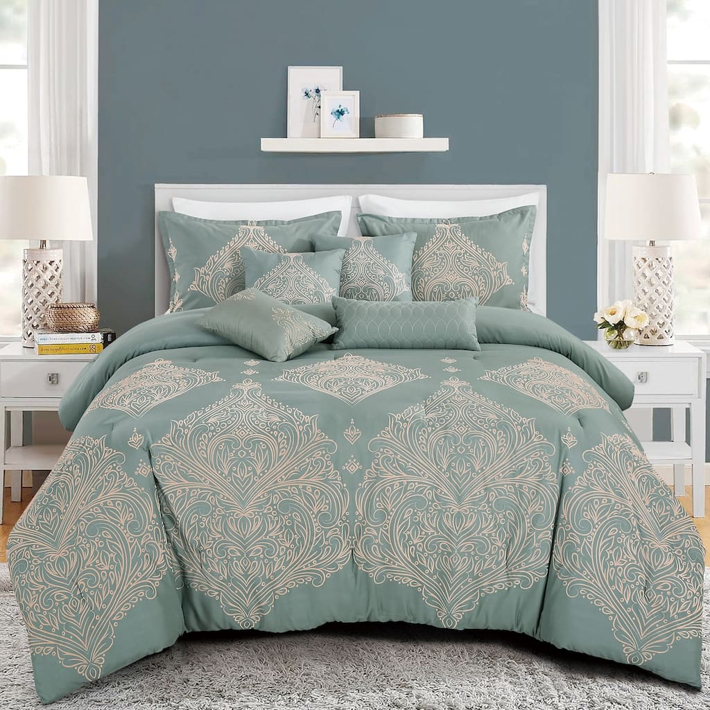 Lycoris Luxury 7 Piece Comforter Set