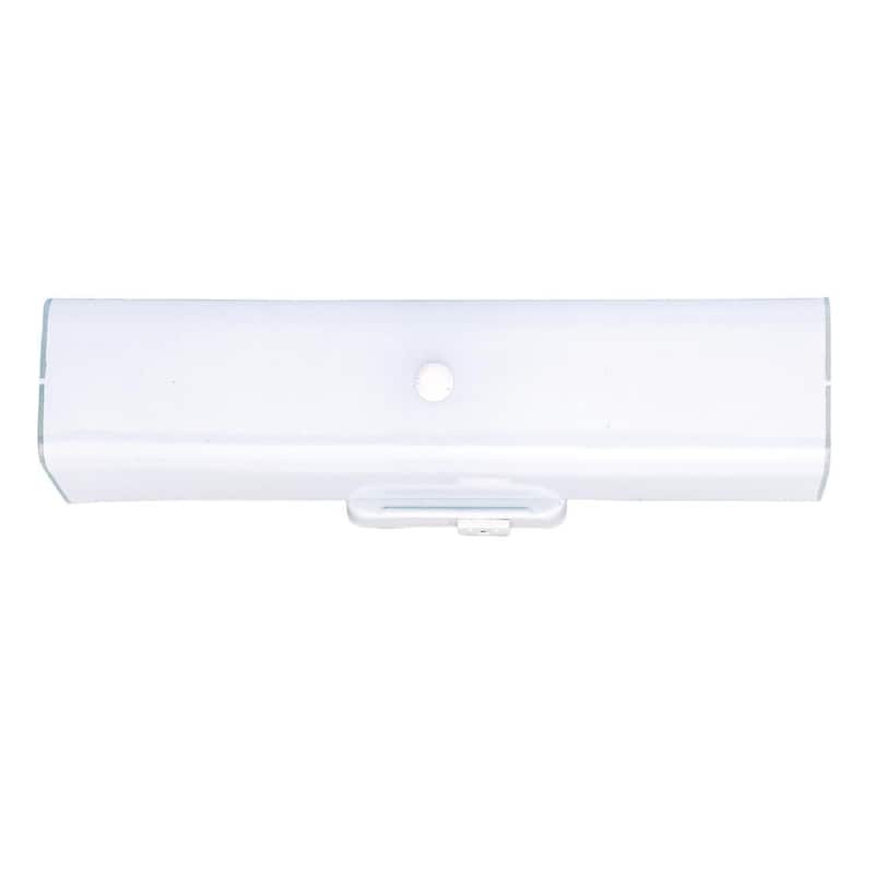 Westinghouse Interior Wall Fixture, White Finish Base with White Ceramic Glass - 2-Light