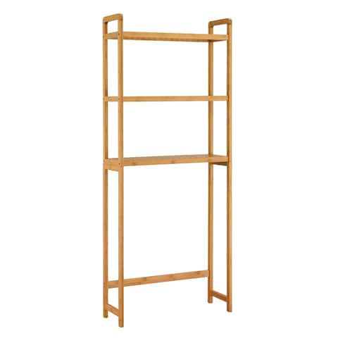 Organize It All Over the Toilet Bamboo Space Saver Shelf - 28x10x66.5
