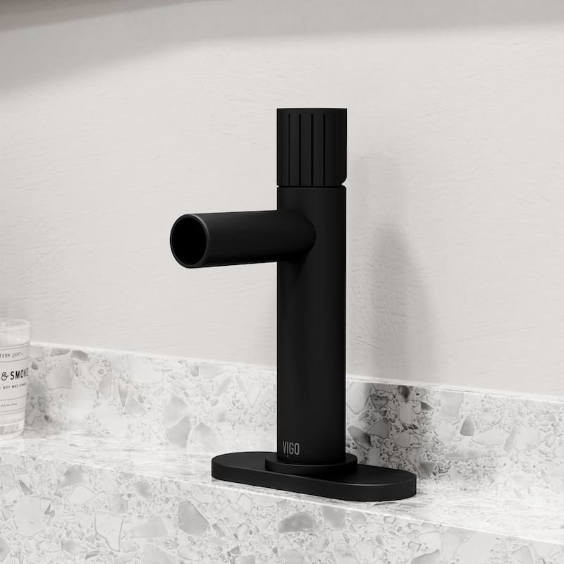 VIGO Ashford 8" H Single Handle Single Hole Bathroom Faucet