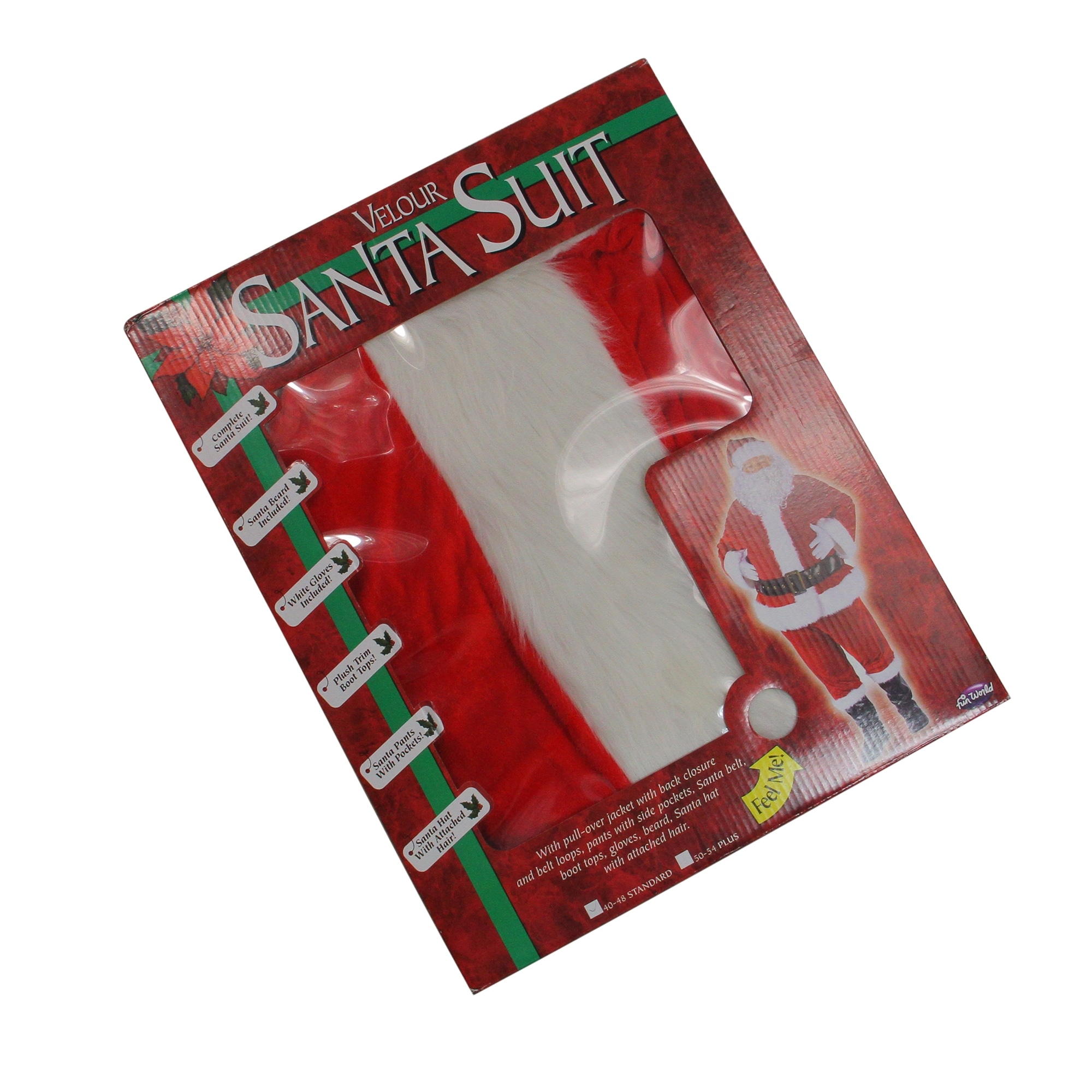 Gants Père Noël Avec Bordure En Peluche - Adulte Femme - Rouge Polyester - Pour Fêtes Et Déguisements - 4