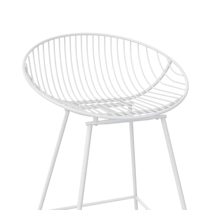 CosmoLiving by Cosmopolitan Ellis 24" Metal Counter Height Bar Stool