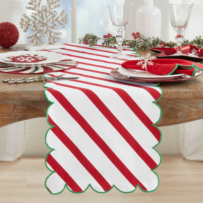 Scalloped Table Runner - 16"x72"