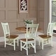 preview thumbnail 7 of 24, 42 in. Drop Leaf Dining Table with Splat Back Chairs - Dining Set