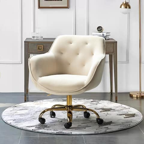 Galera Swivel Task Chair with Tufted Back