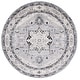 preview thumbnail 100 of 115, SAFAVIEH Brentwood Vessie Traditional Oriental Rug 6'7" x 6'7" Round - Silver/Black