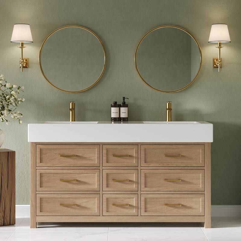 2-Pack Single Lever Handle Bathroom Sink Faucet Single Hole Basin Faucet