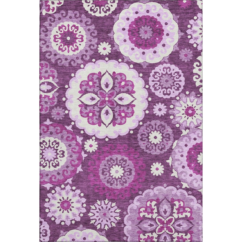 Premium Washable Super Soft Boho Suzani Mayfield Rug