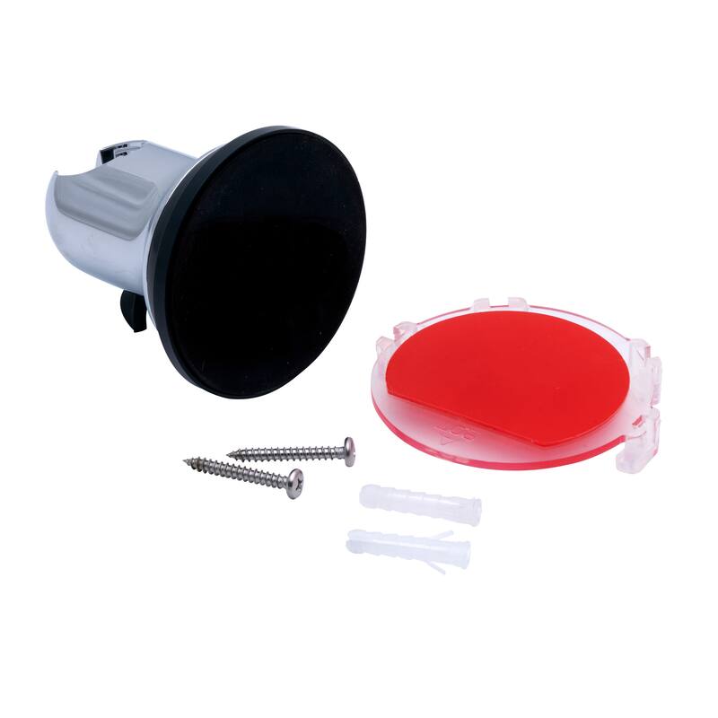 Wall Suction Bracket Shower Head Holder - Polished Chrome