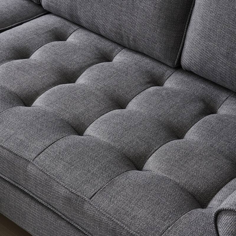 3-Seater Golden Tripod Legs Indoor Modular Sofa