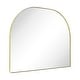 preview thumbnail 17 of 31, TEHOME Dezerae Large Arch Mirror for Mantel, 40'' W x 32'' H
