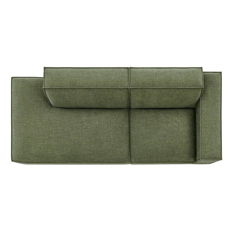 Restore 2-Piece Performance Fabric Upholstered Modular Loveseat